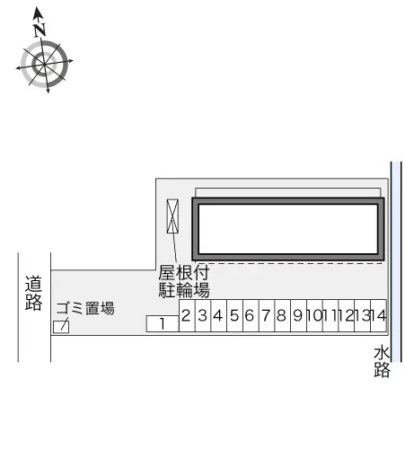 ★手数料０円★津市桜橋　月極駐車場（LP）